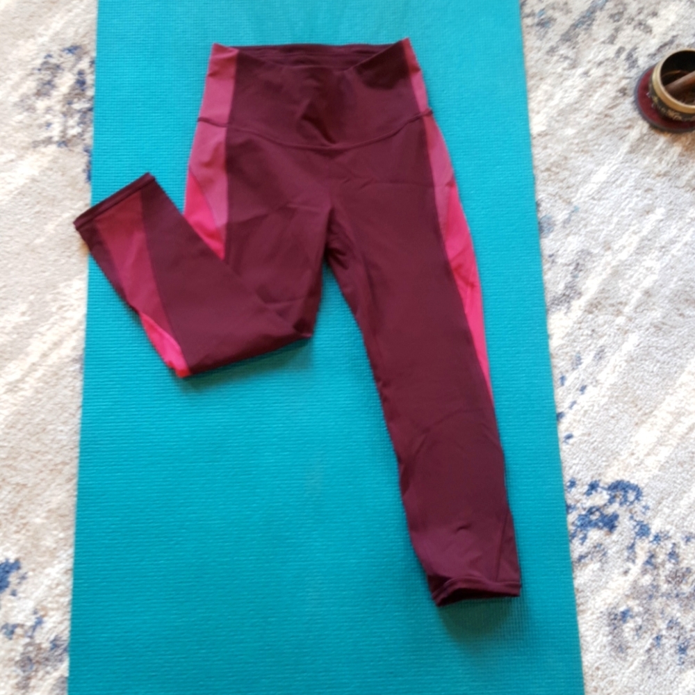 Lululemon high waist mesh detail